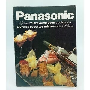Vintage Panasonic "The Genius" Microwave Oven Cookbook 1983-1984 Hardcover